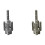 4-Point Pipe Threading Tool for PVC, Internal & External, Drill-Compatible, Rethreading Kit, Silver, 2.36" 1