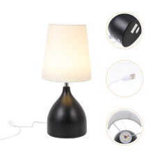 Lampe de table simple FRCOLOR1Pc pour amis et famille 11,8 x 5,9 x 4,8 pouces