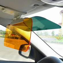 Car Anti-Glare Mirror Day-Night Use, Vehicle Sunshade Goggles, Fits All Car Models