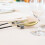 3Pcs Silver Stainless Steel Chopstick Rest Kitchen Flatware Organizer 5