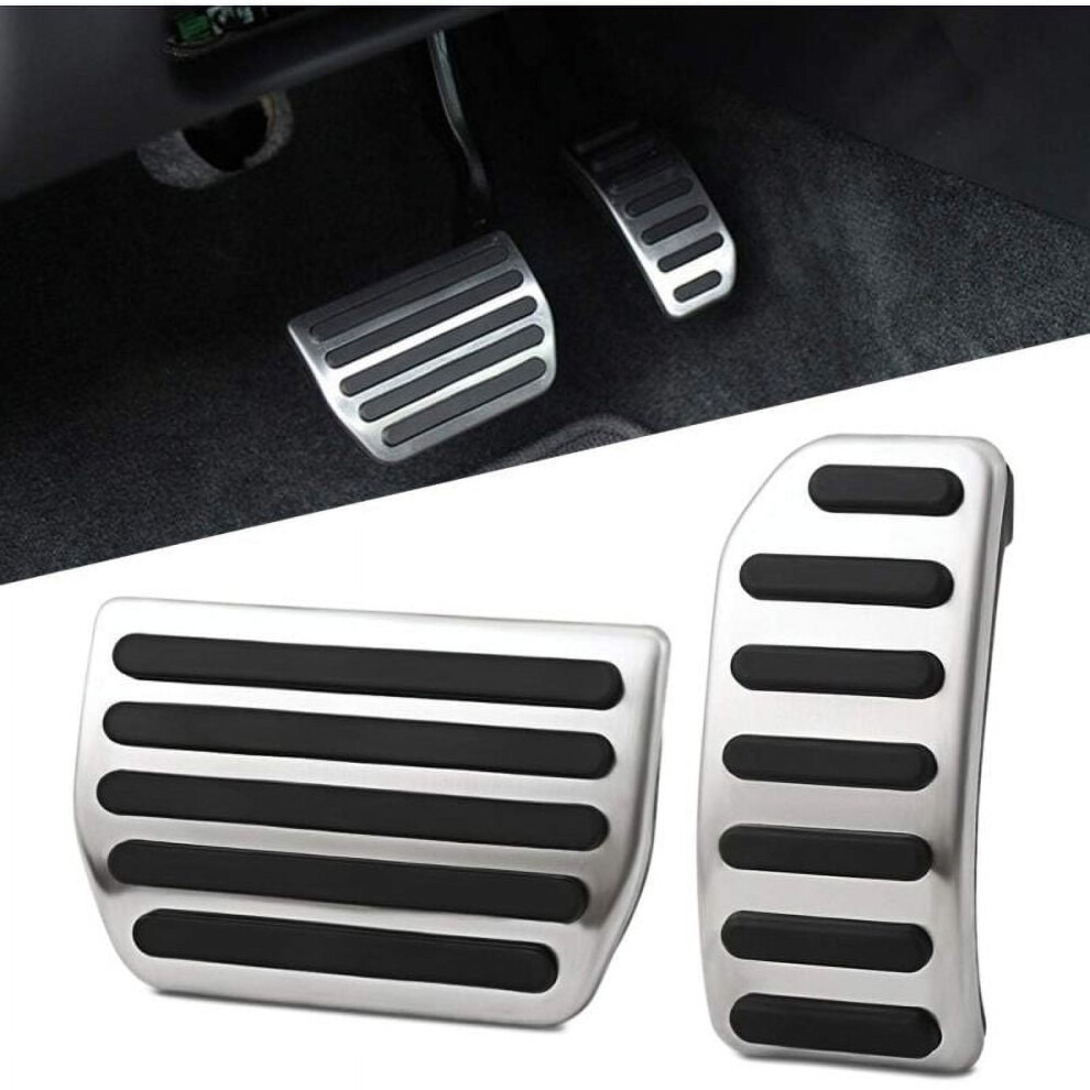 Pedalstainless Steel Car Fit For Gas Pedal Cover Brake Pedals Fit Accessories Convenient Aluminum Alloy ( 2Pcs ) 9329345355929