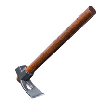 Garden Hoe – Long Handle Action Hoe for Soil Loosening, Weeding & Nail Removal, Steel & Wood (4.72"x2.17"x15.75")