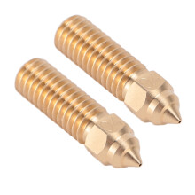 10pz ugelli in ottone da 0,4 mm per stampante 3D, alta temperatura, resistenti all'usura