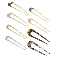 Unique Hair Pins Large French Metal Styling Accessories For Women Sophisticated Bun Hair Fork for Fashionable Look