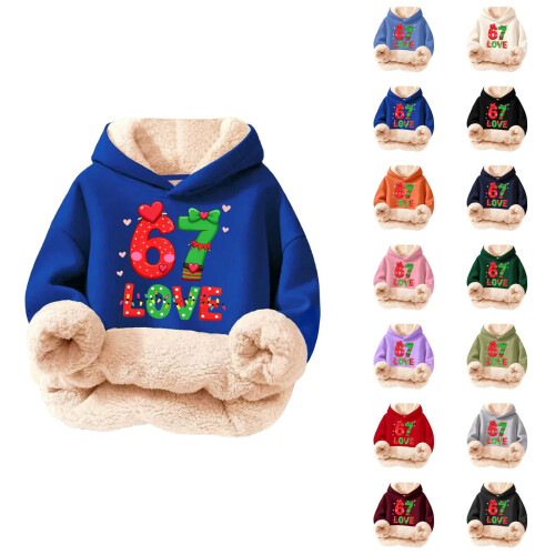 Sweat à capuche enfant imprimé glace multicolore