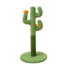 Cactus Cat Scratching Post with Sisal Poles – Vertical Climbing Frame & Scraper, Compatible with Cats