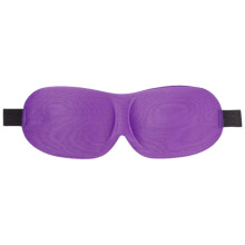 3D Contoured Sleep Mask for Side Sleepers - Light Blocking Eye Cover, Travel Blindfold for Men & Women (Black/Blue) Blue