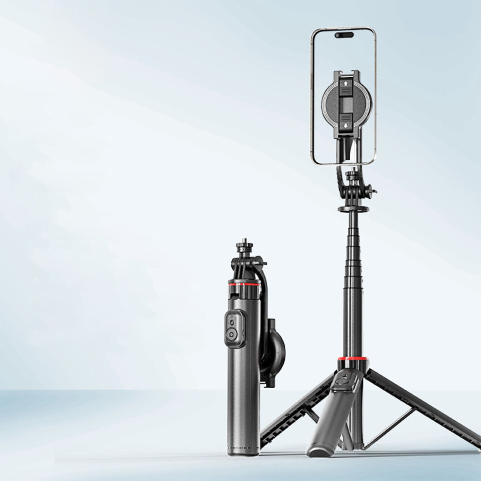 Magnetic Phone Gimbal With Tripod Extendable Stabilizer For Outdoor Travel Live Streaming Selfies And Video Shooting Needs 9555307676652