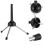 Black Portable Foldable Clarinet Stand Instrument Tripod Holder 10