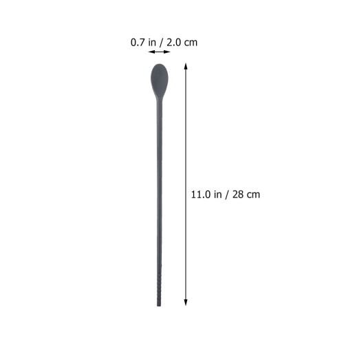 1Pair Grey Silicone Dual-Use Chopstick Spoon for Home Kitchen Gadgets 1