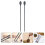 1Pair Grey Silicone Dual-Use Chopstick Spoon for Home Kitchen Gadgets 5
