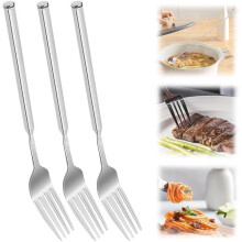 Grillaushaarukka ruostumatonta terästä, jatkettava, 1 kpl