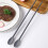 1Pair Grey Silicone Dual-Use Chopstick Spoon for Home Kitchen Gadgets 9