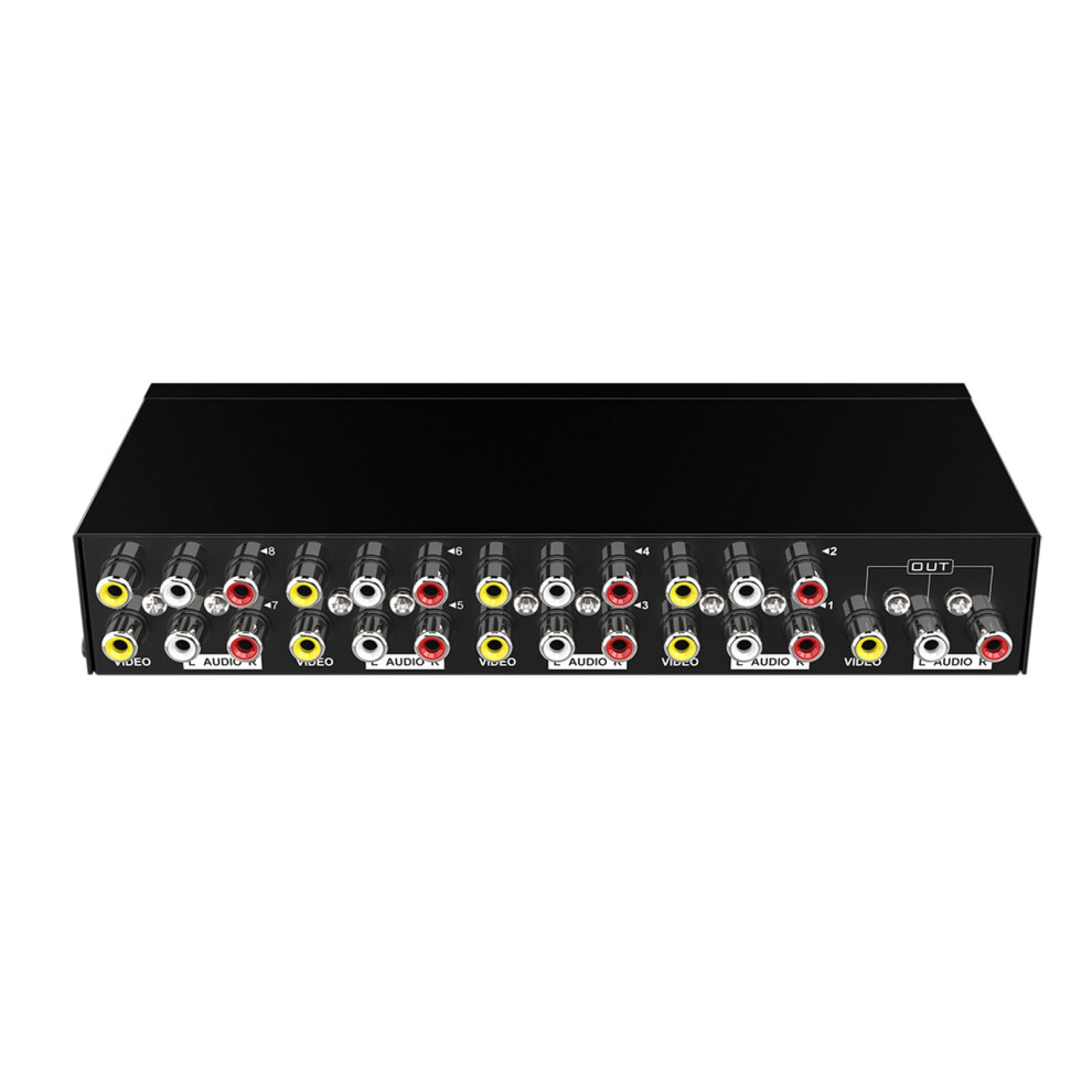 8 Input 1 Output Video Switcher 8Port Video Switcher Video Switcher Video Selectors For Players And Game Consoles 9402001276285