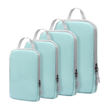 Ensemble de 4 cubes de rangement compressibles en nylon léger