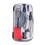 10-Pc Math Geometry Kit with Storage Box: Rulers, Protractor, Compass, Eraser, Sharpener, Lead Refills, Pencil (Black) 1