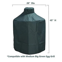 Housse moyenne pour barbecue Big Green Egg, robuste et résistante aux intempéries, neuve.