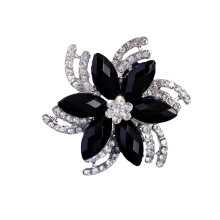 Vintage Rhinestone Blomsterbrosje Pin for kvinner