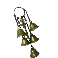 Porte-clés carillon éolien de sorcière fait main, pendentif, installation facile, décoration extérieure aux sons apaisants pour les fêtes à