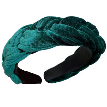 Elegant Vintage Hair plush împletit Design larg Vintage Headbands Hair Decor confortabil Hair Accessories pentru femei