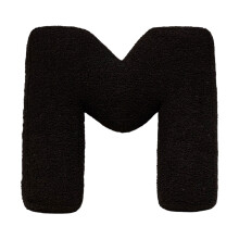 Black Letter Pillows – Soft Initial Throw Cushions A-Z, Decorative for Sofa, Bed, Car (Compatible with Home Decor)