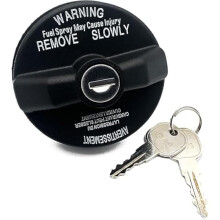 Bouchon de réservoir d'essence verrouillable pour Chrysler, Dodge, Jeep, Ram, noir