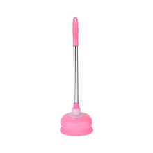 Déboucheur de toilettes rose à aspiration pour déboucher les toilettes, idéal pour la maison, le bureau, l'hôtel et les espaces communs.
