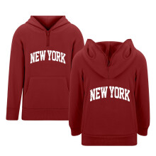 Youth Boys Graphic Letter Zip Hoodie Pullover – Long Sleeve Sweatshirt With Functional Pockets, Casual Activewear Style, School Outfit And Playtime