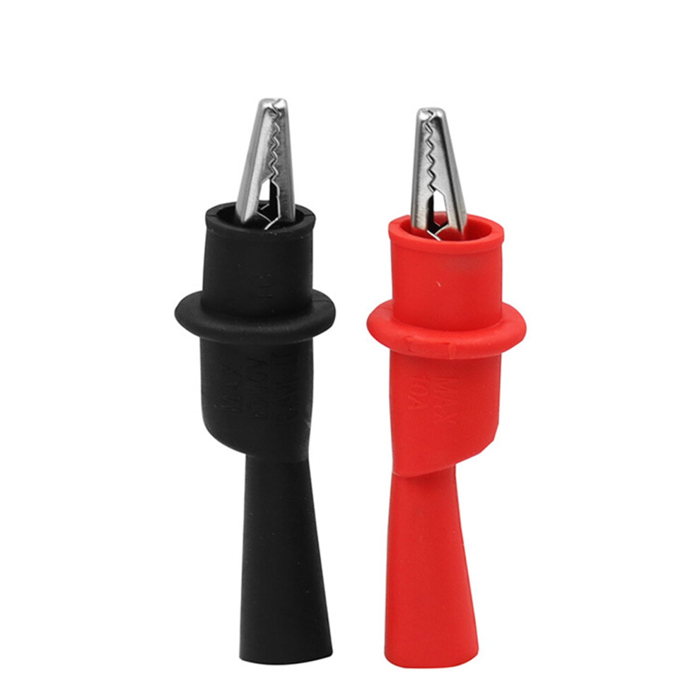 2Pcs Insulated Clamps Wire Tips Clip 1000V Alligators Clip Clamp For Electrical Testing 9555307674825