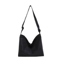 Verstellbare Damen-Schultertasche – Messenger-Handtasche für Freizeit, Arbeit, Reisen & Strand, 38 x 28 x 8,5 cm (Schwarz)
