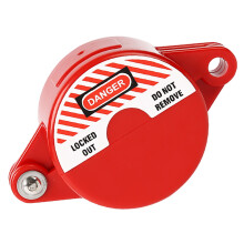 Industrial Gate Valve Lock Device Red Outdoor Propane Tank