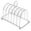 Silver Reusable Metal Toast Stand Tabletop Bread Rack for Kitchen 9