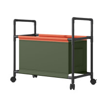 Tiroir de rangement à roulettes – Organisateur en tissu 57 x 50 x 28 cm pour chaussures/vêtements, à glisser sous le lit, structure en métal,
