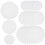 30Pcs Portable Plastic Mesh Sheets Wear-Resistant Household Canvas 2