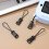 10Pcs Black ABS Quick Release Qd Loop Adapter for Camera Strap 3