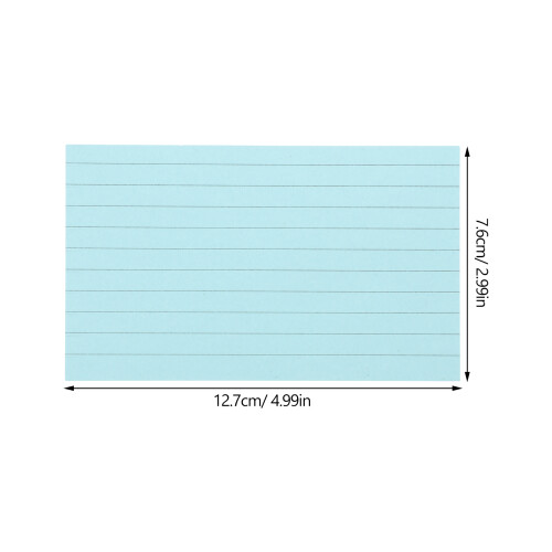 300 Sheets Colored Index Flash Cards Portable Note Cards 1