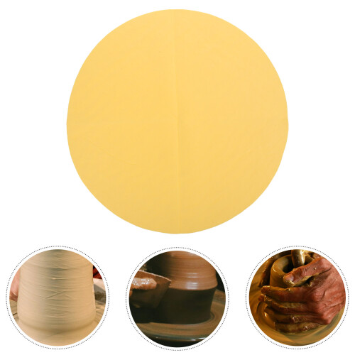 round clay throwing cloth pottery absorbent pad smoothing 2