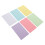 300 Sheets Colored Index Flash Cards Portable Note Cards 9