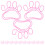20Pcs Pink Metal Claw Paper Clips Creative Small Document Clips 9
