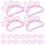 20Pcs Pink Metal Claw Paper Clips Creative Small Document Clips 10