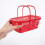 Worgeous Berry Baskets With Lid Plastic Red 10pcs For Storage 7