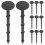 20Pcs Plastic Gardening Stakes For Ground Cloth And Plants 4