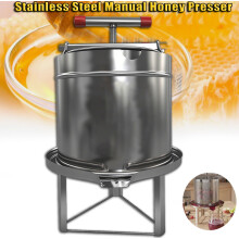 10L Heavy Duty Honey Extractor,Stainless Steel Honey Separator,Manual
