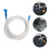White Car Brake Fluid Change Hose ABS Rubber Replacement Tool 4