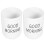 2Pcs White Reusable PP Bathroom Cups Toothbrush Holders Multi-Purpose 4