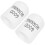 2Pcs White Reusable PP Bathroom Cups Toothbrush Holders Multi-Purpose 5