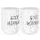2Pcs White Reusable PP Bathroom Cups Toothbrush Holders Multi-Purpose 8
