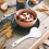 6Pcs White PP Soup Ladle Long Handle Kitchen Serving Spoons for Home 4