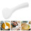 6Pcs White PP Soup Ladle Long Handle Kitchen Serving Spoons for Home 9
