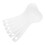 6Pcs White PP Soup Ladle Long Handle Kitchen Serving Spoons for Home 10